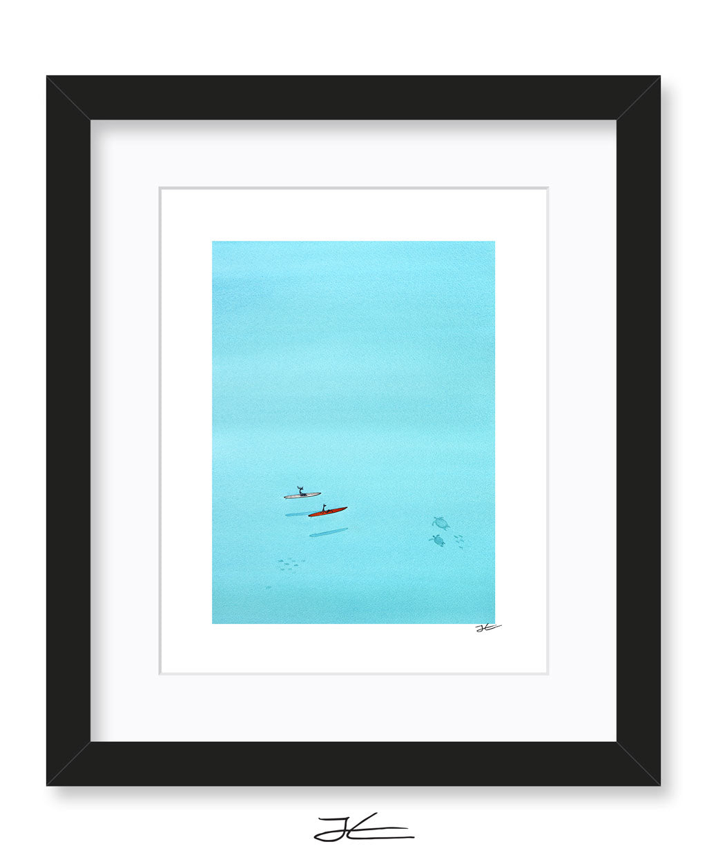 Hanging With Turtles - Print/ Framed Print
