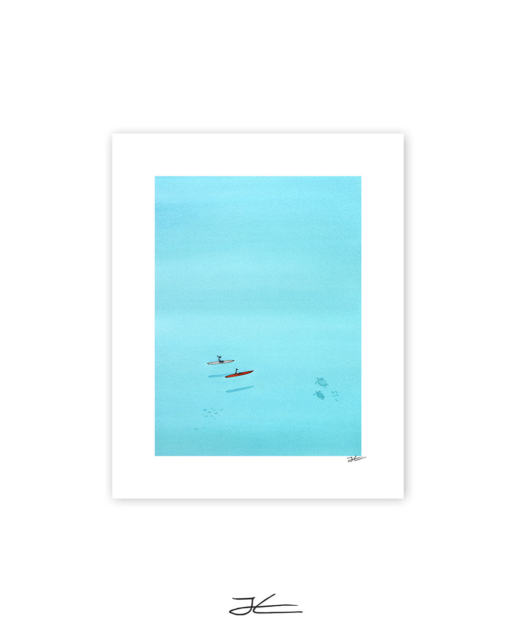 Hanging With Turtles - Print/ Framed Print