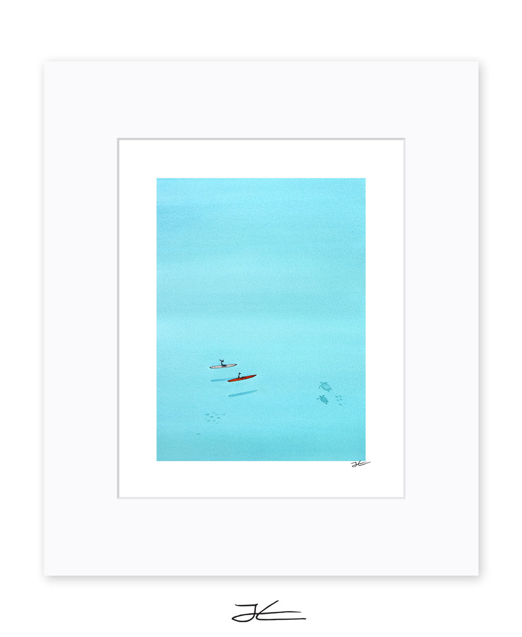 Hanging With Turtles - Print/ Framed Print