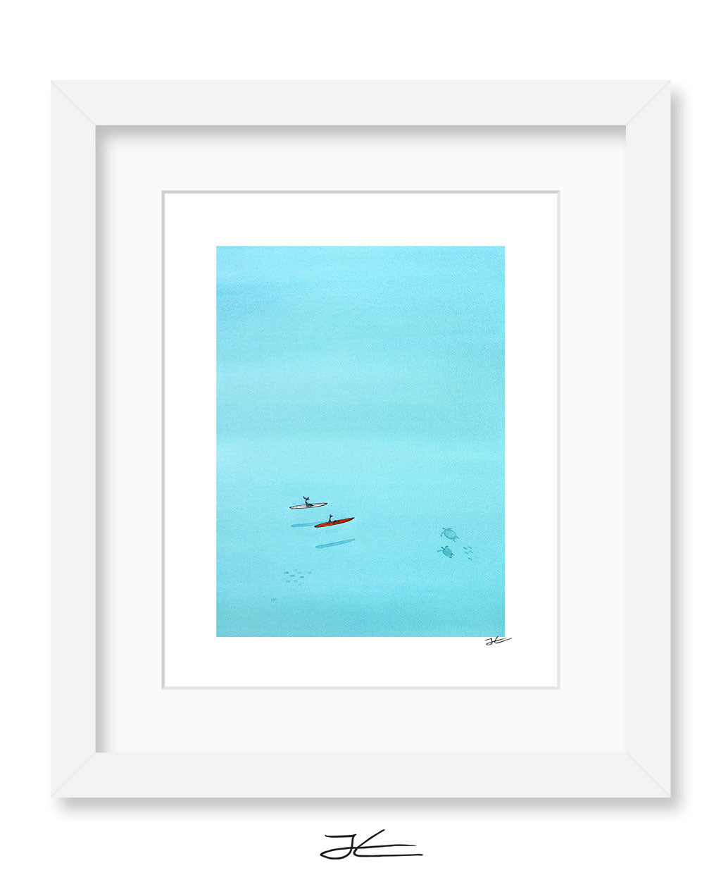 Hanging With Turtles - Print/ Framed Print