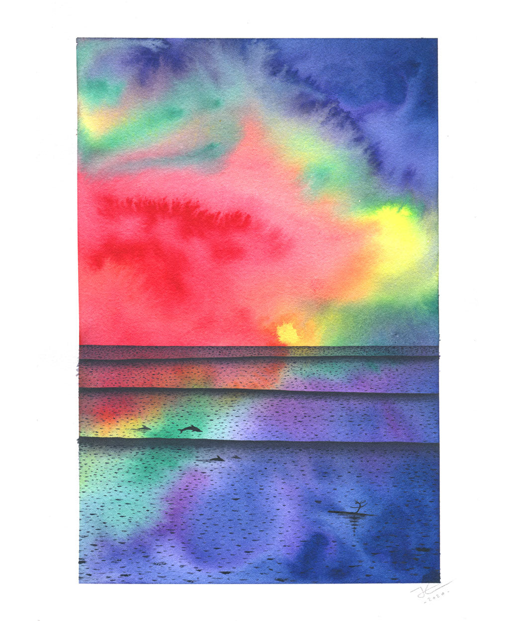 Harmony. Original signed illustration