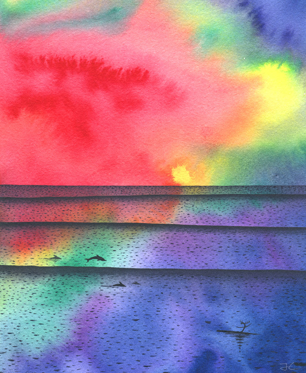 Harmony. Original signed illustration