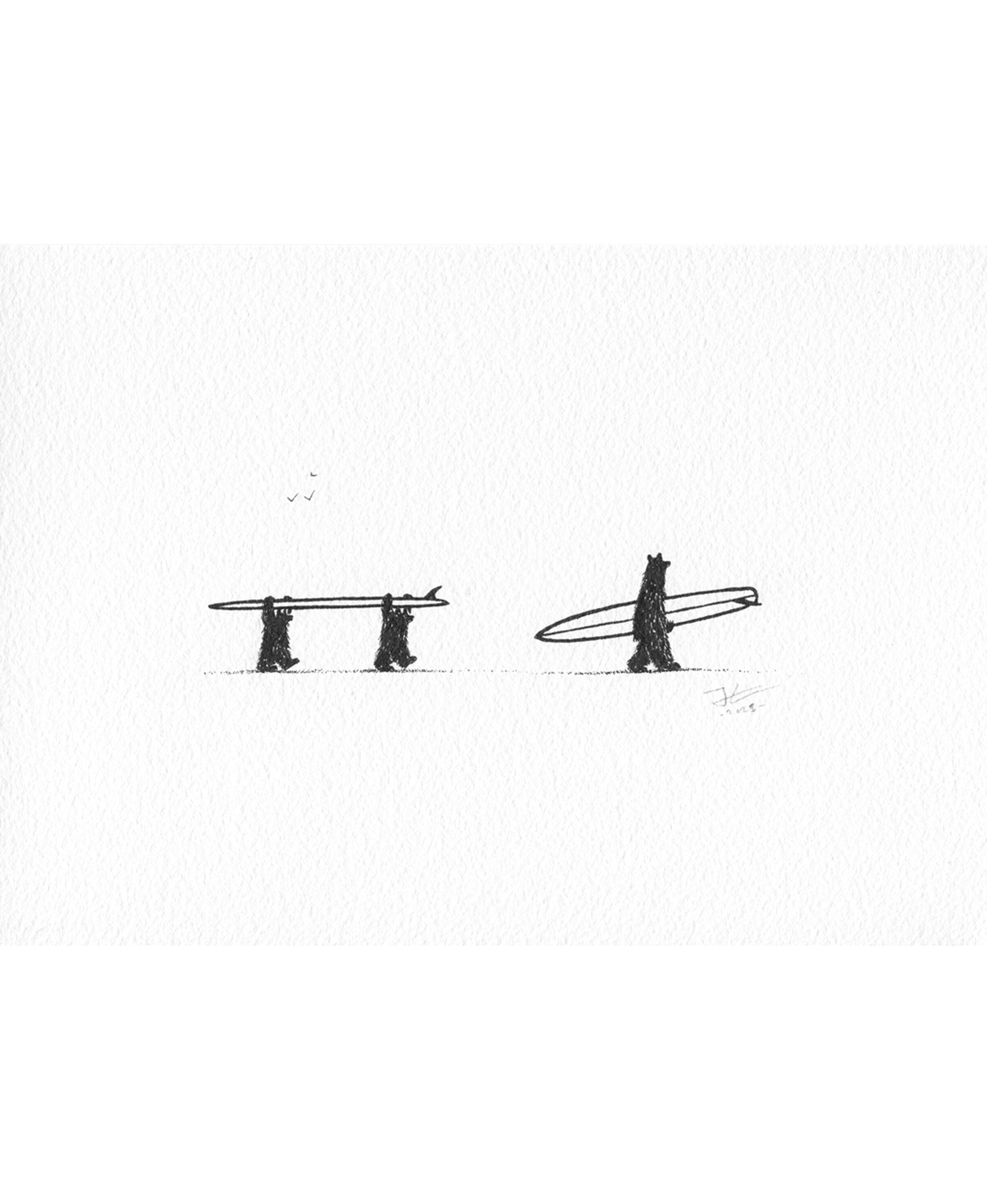 Mama Bear. Original illustration