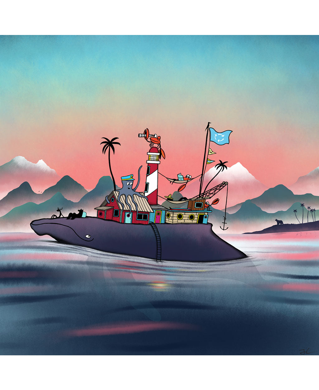 Ocean Cleaning Crew - Print/ Framed Print