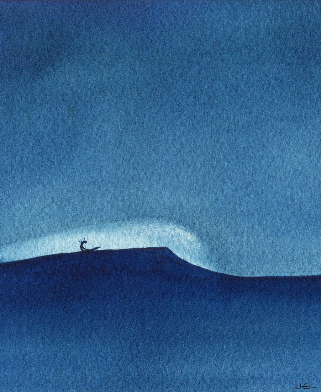 Offshore. Original illustration