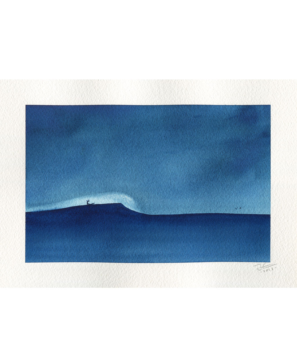 Offshore. Original illustration