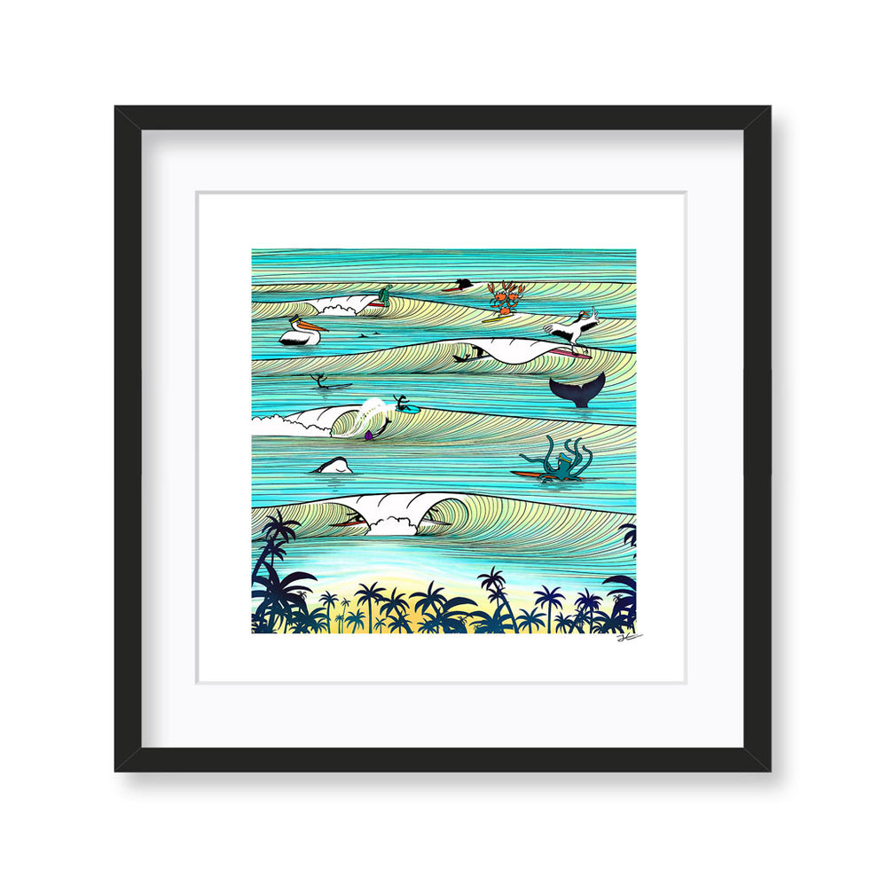 
                  
                    Party Wave - Print/ Framed Print
                  
                