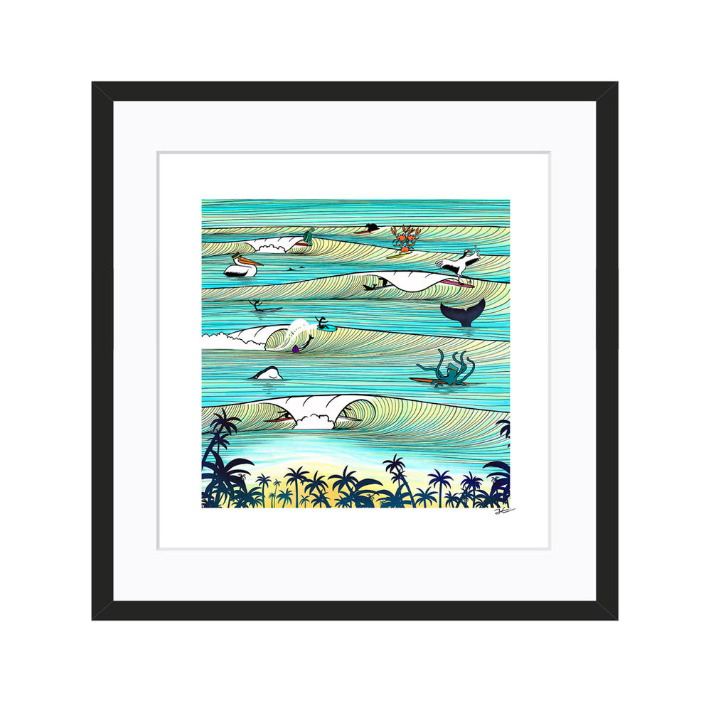 
                  
                    Party Wave - Print/ Framed Print
                  
                