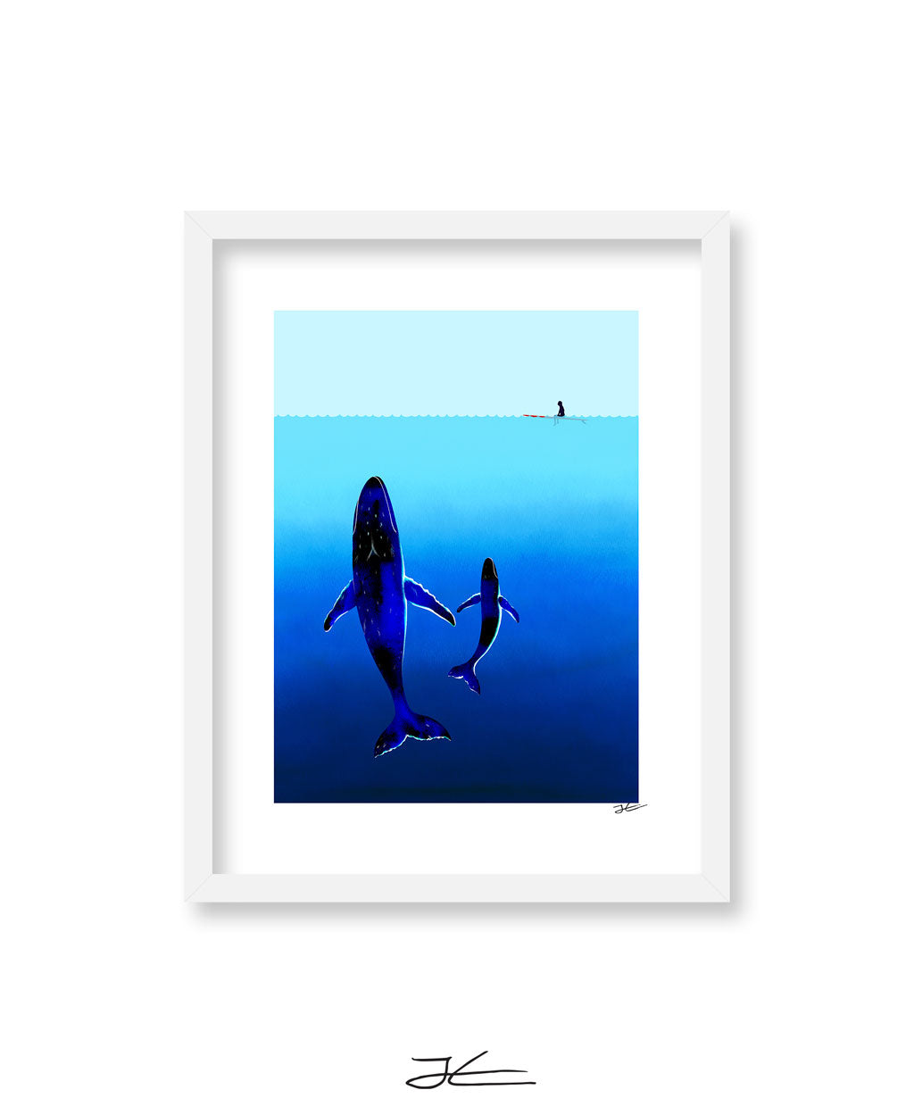 Refraction Humpbacks - Print/ Framed Print