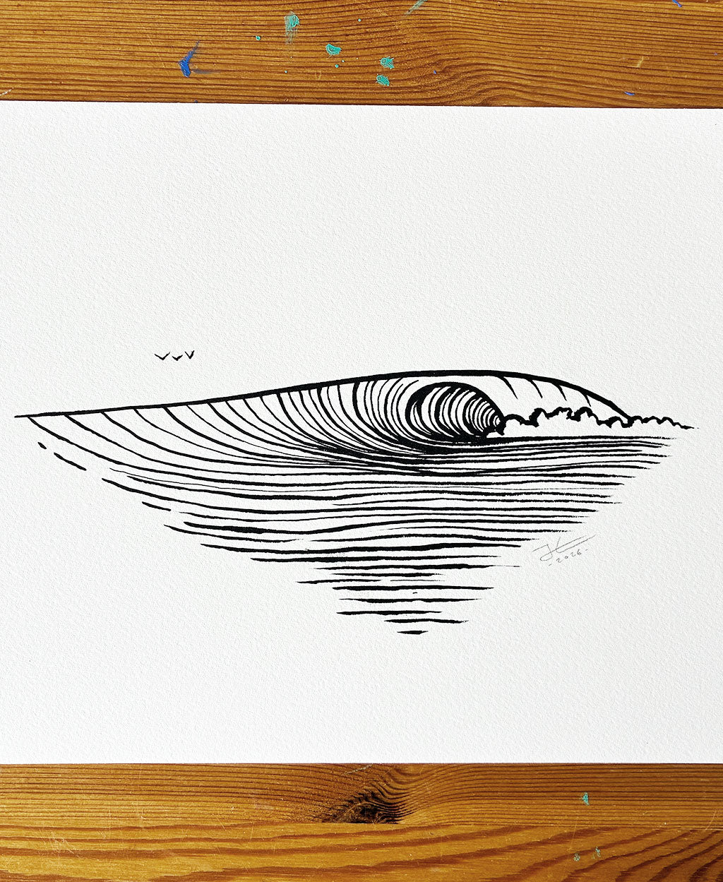 Right No 1. Original signed illustration