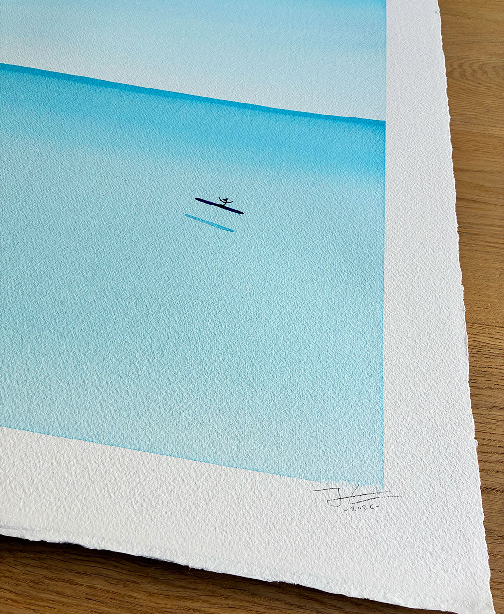 Set of Three. Original signed water color illustration