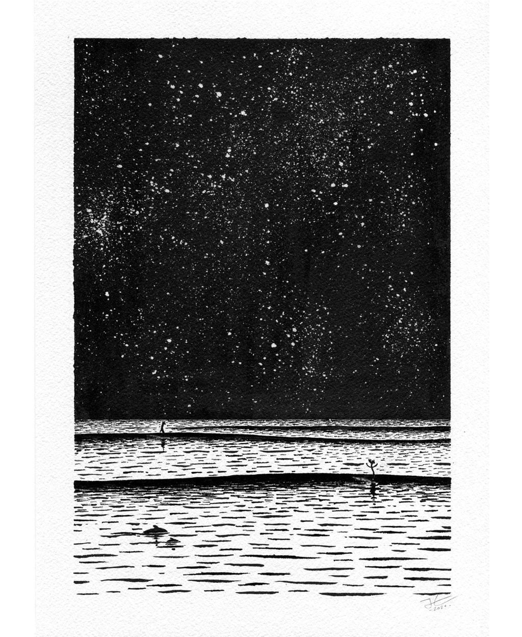 Star Cleanse. Original signed illustration