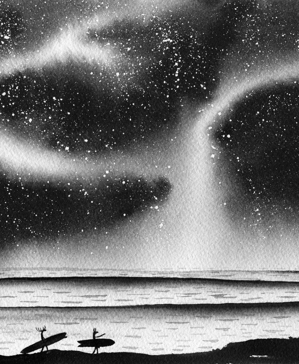 Star Lines. Original signed illustration