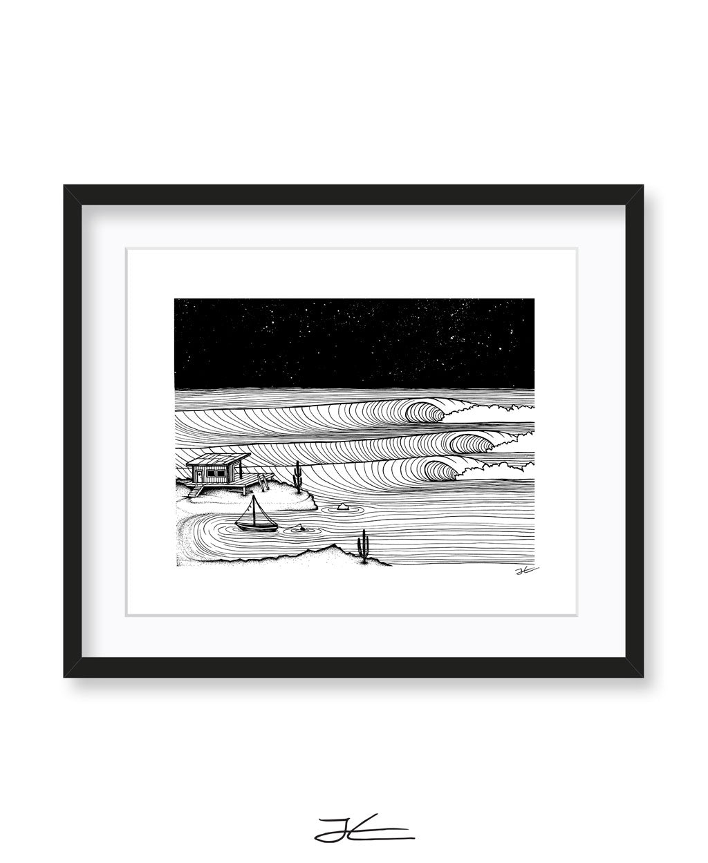 Surf Shack Down South - Print/ Framed Print