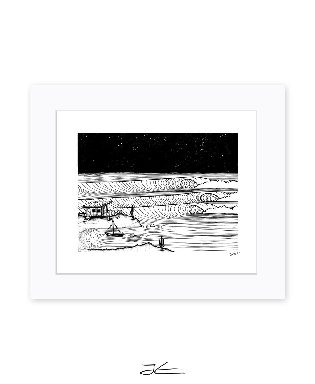 Surf Shack Down South - Print/ Framed Print