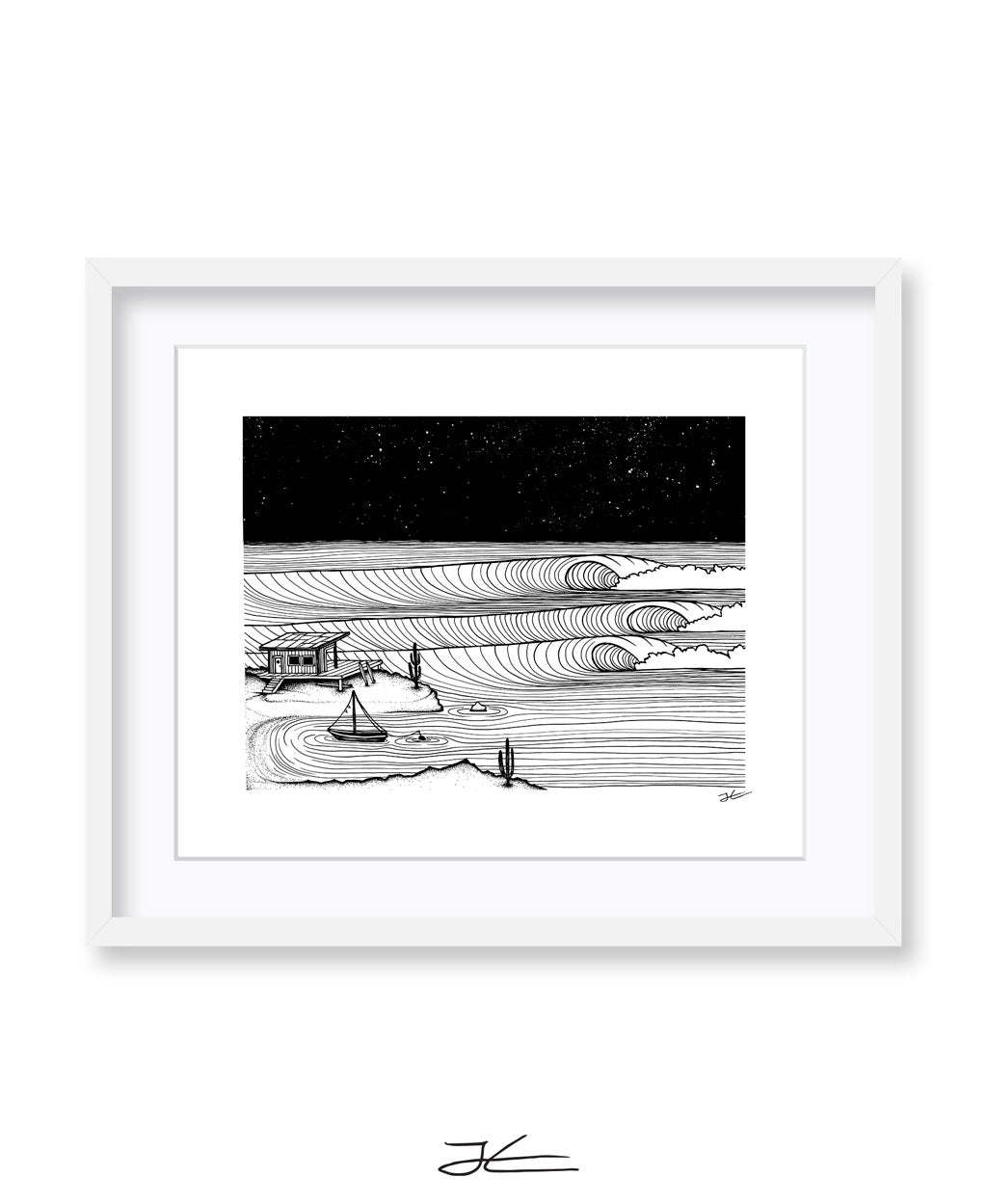 Surf Shack Down South - Print/ Framed Print