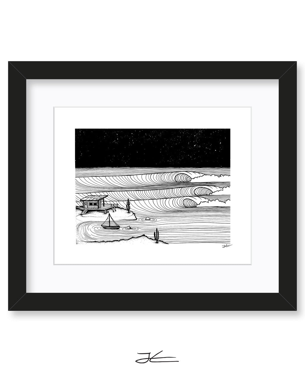 Surf Shack Down South - Print/ Framed Print