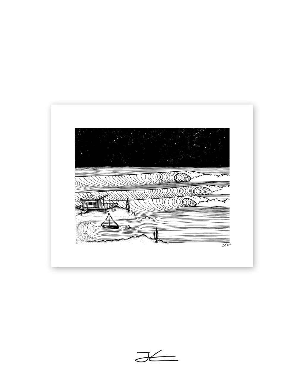 Surf Shack Down South - Print/ Framed Print