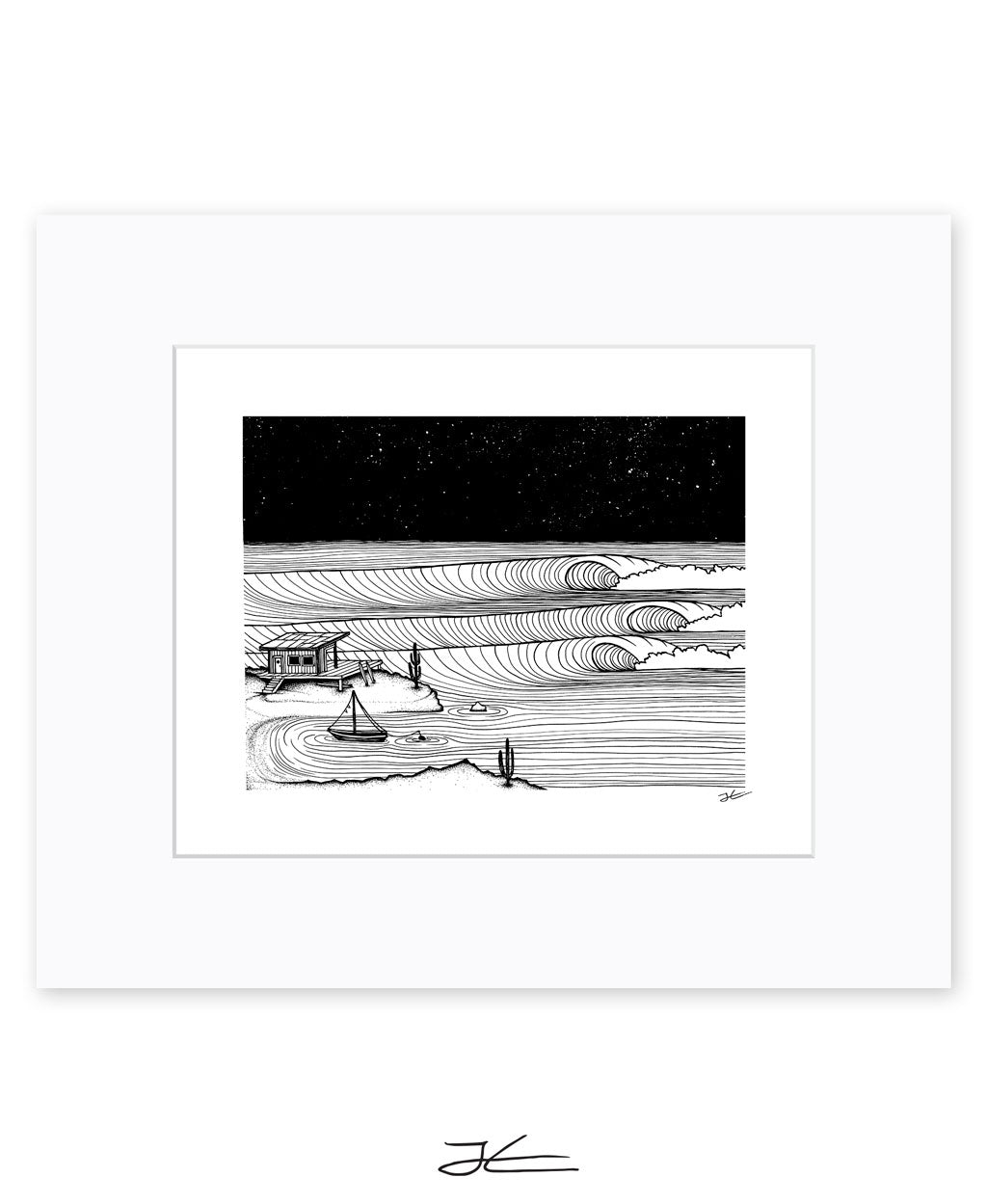 Surf Shack Down South - Print/ Framed Print