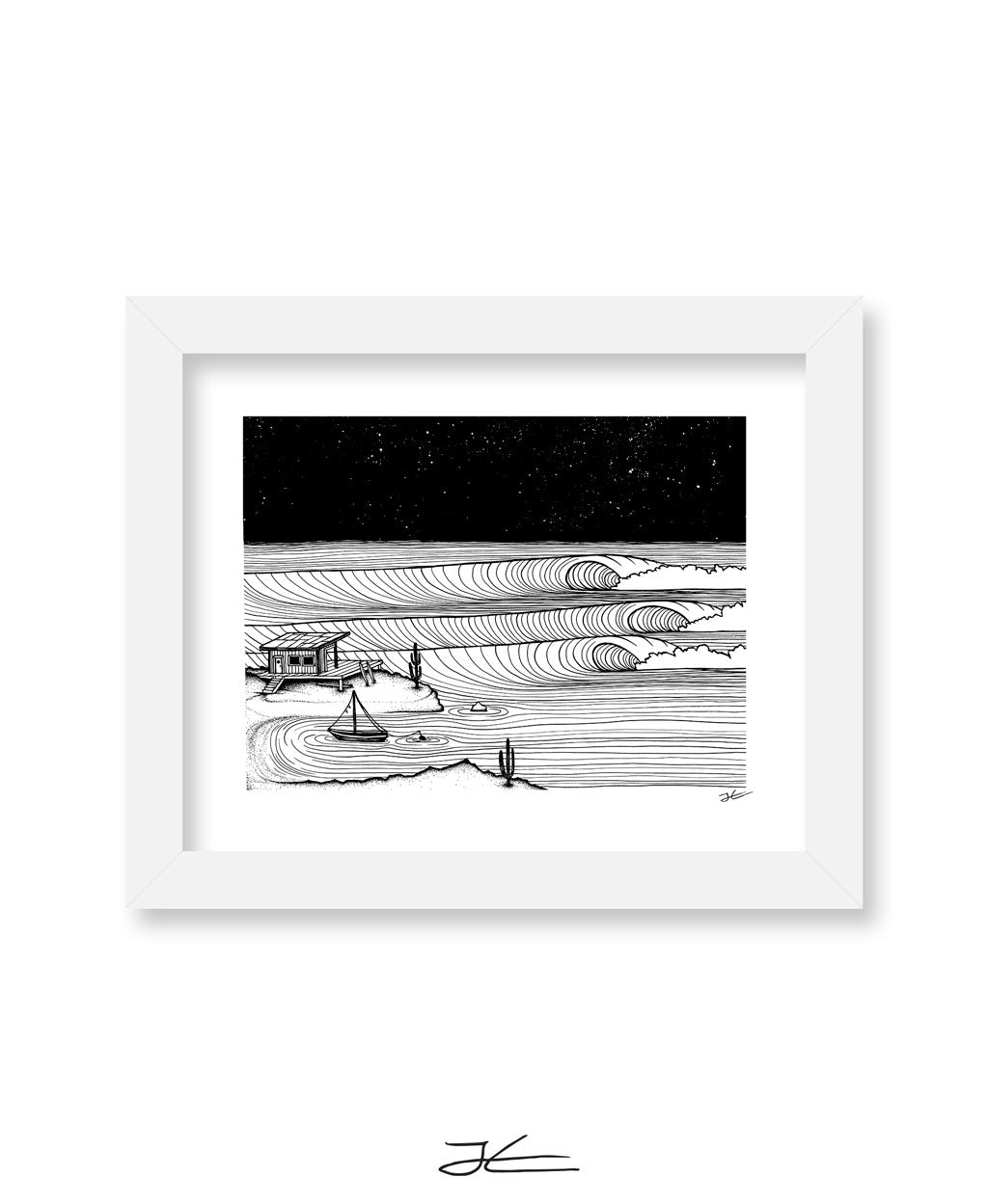 Surf Shack Down South - Print/ Framed Print