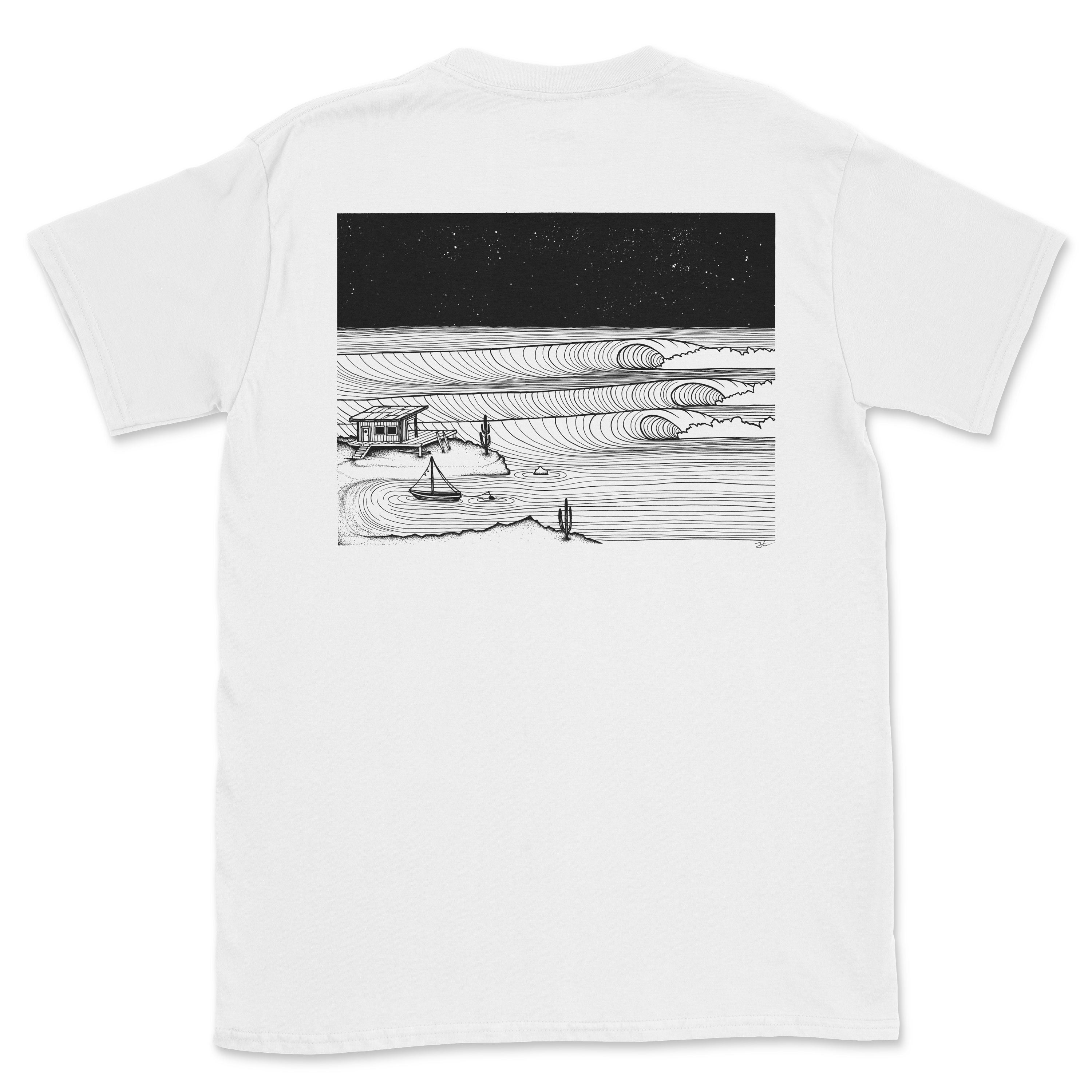 Surf Shack Down South Unisex Organic T-Shirt