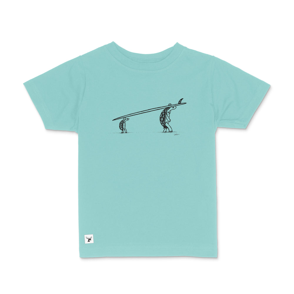 Surf Tripping Turtles Kid's T-Shirt