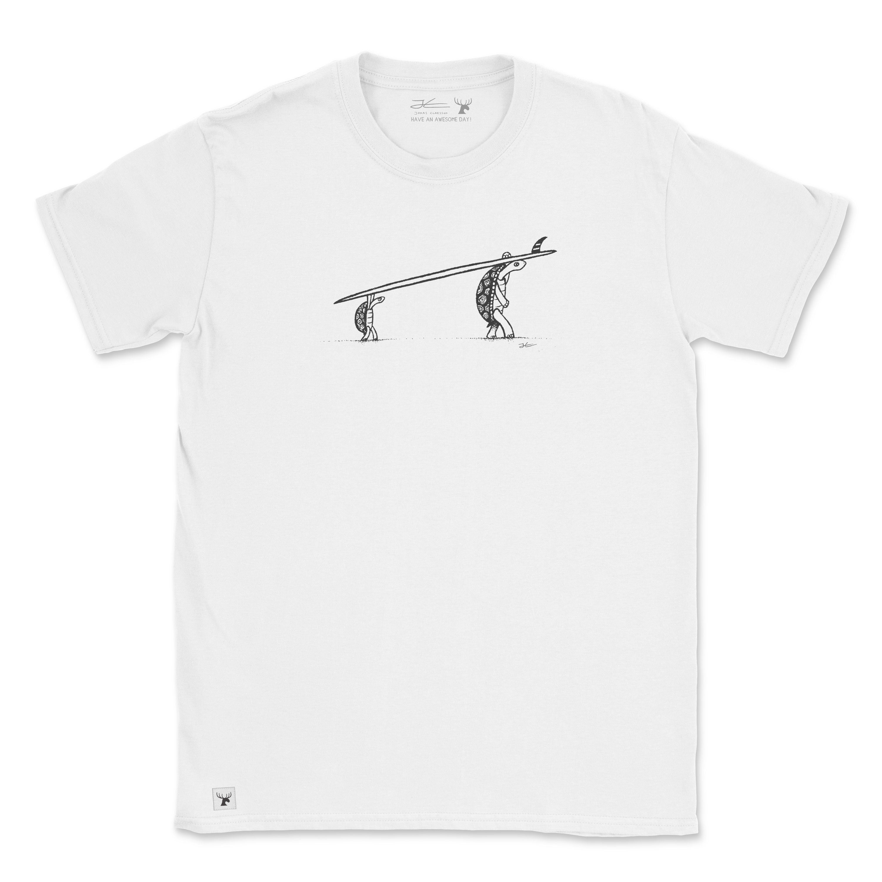 Surf Tripping Turtles Organic Unisex T-Shirt