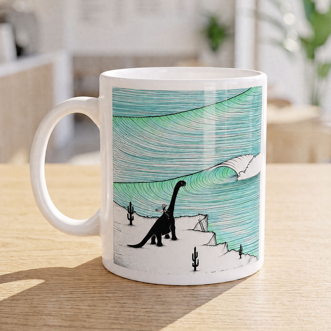 Surf Check Ceramic Mug