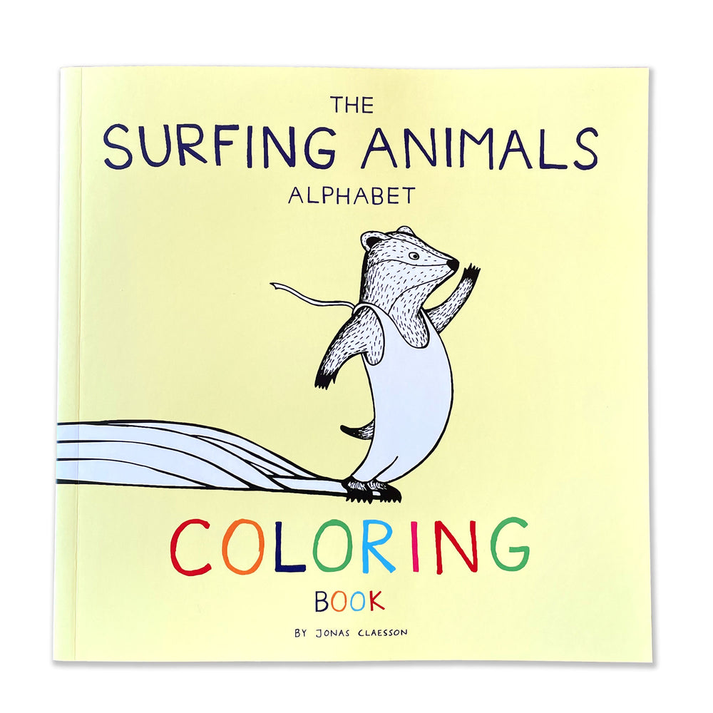 The Surfing Animals Alphabet Coloring Book