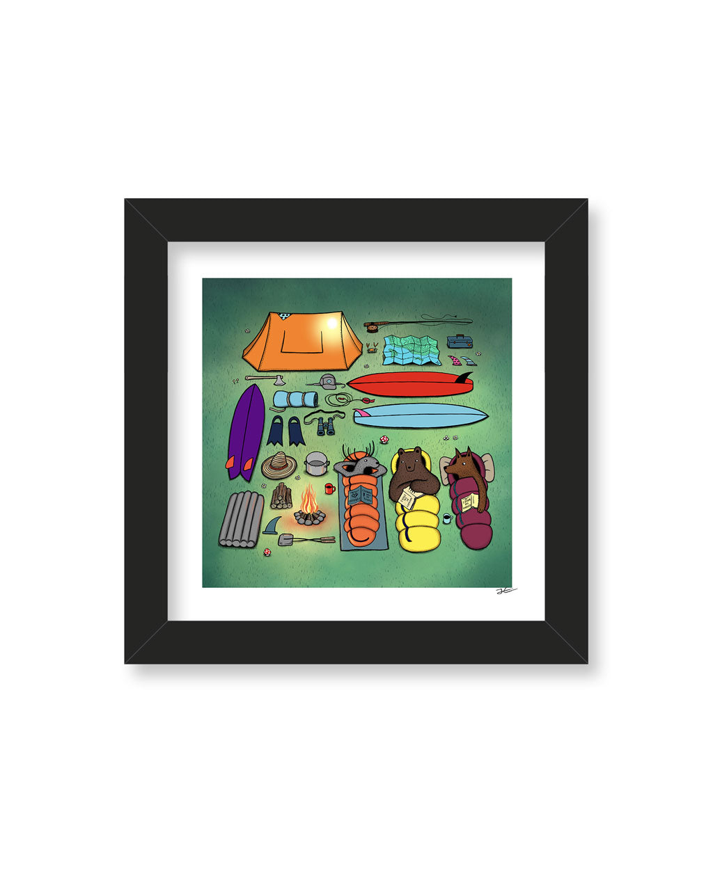 Testing The Gear - Print/ Framed Print