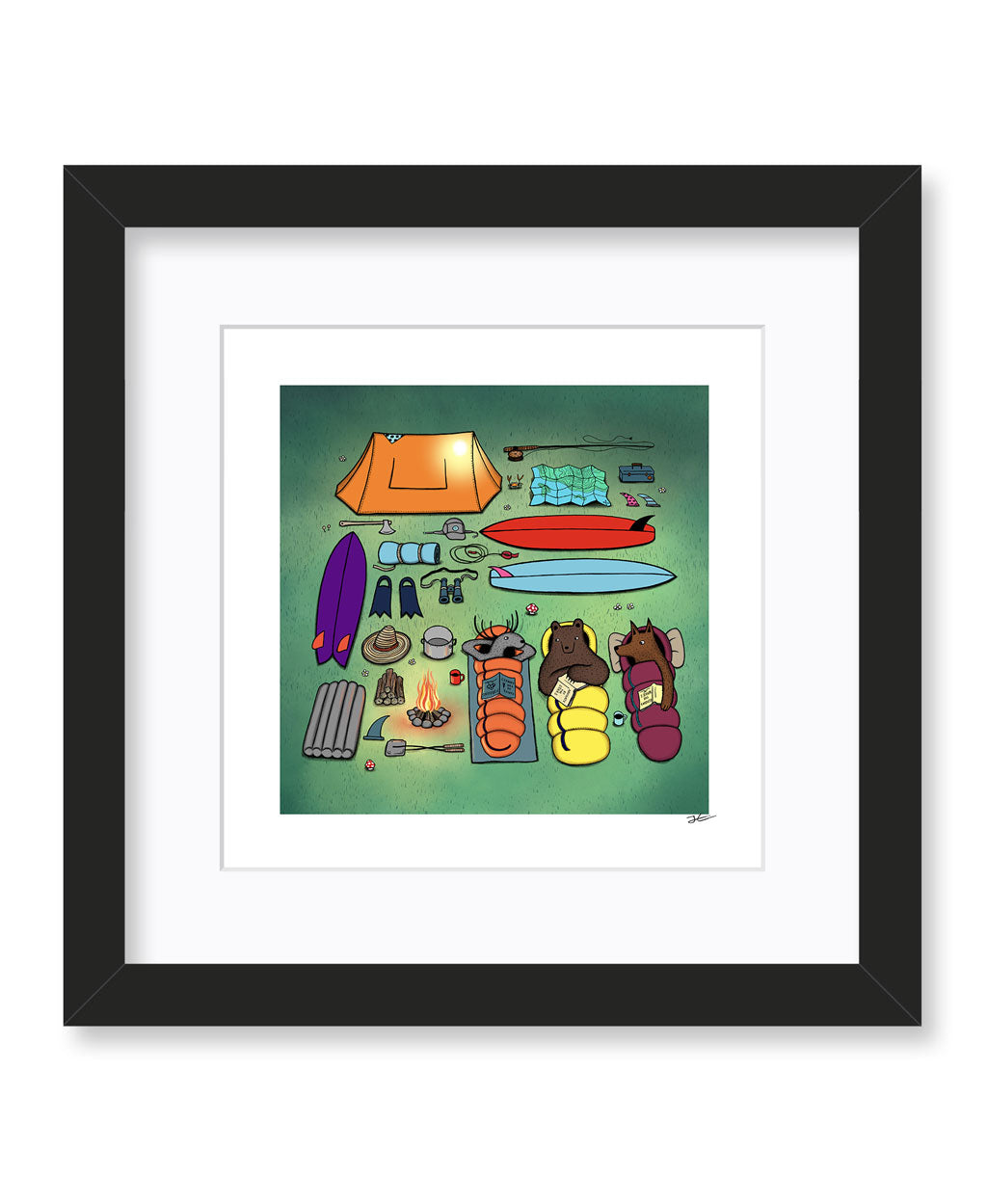 Testing The Gear - Print/ Framed Print