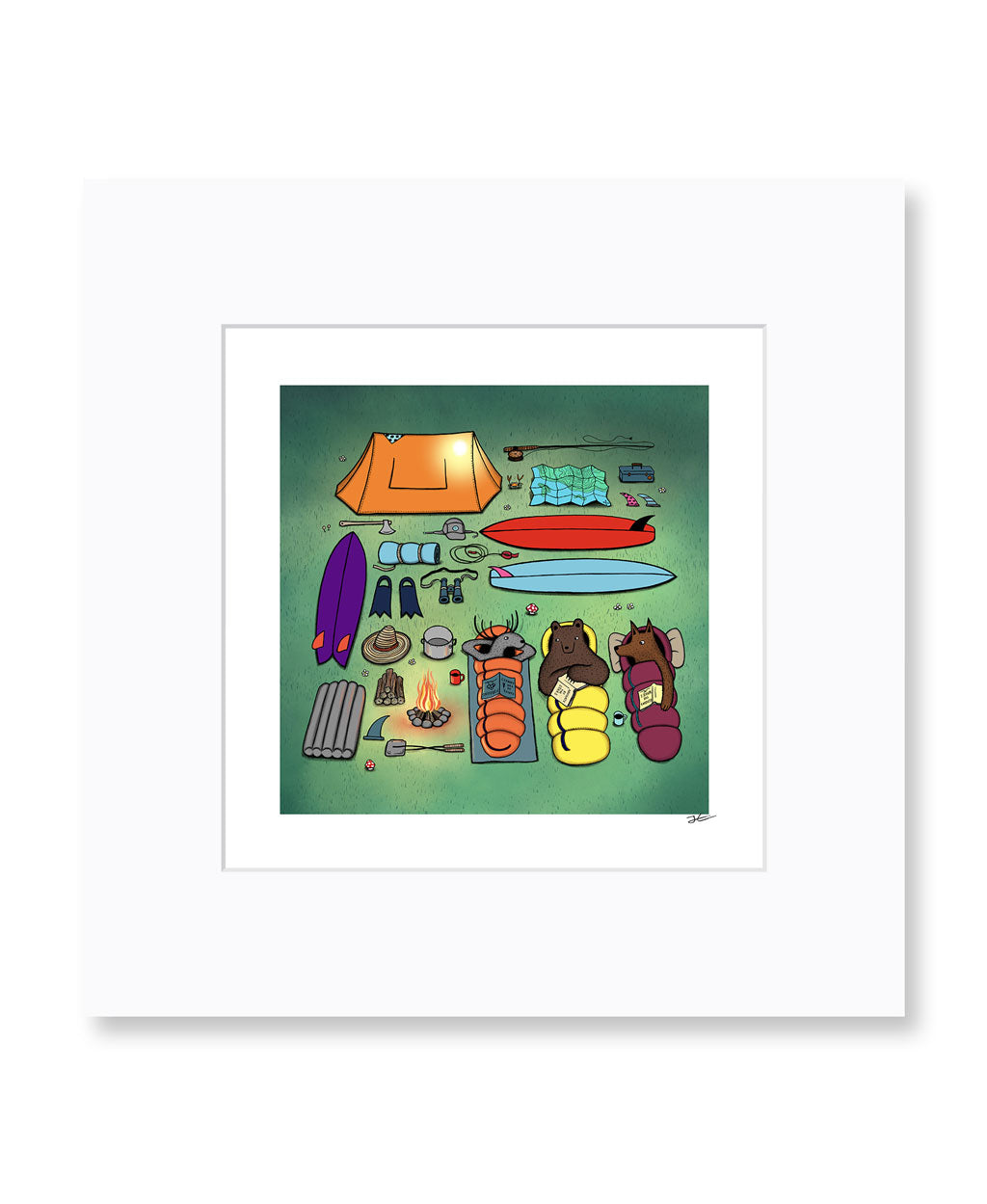 Testing The Gear - Print/ Framed Print