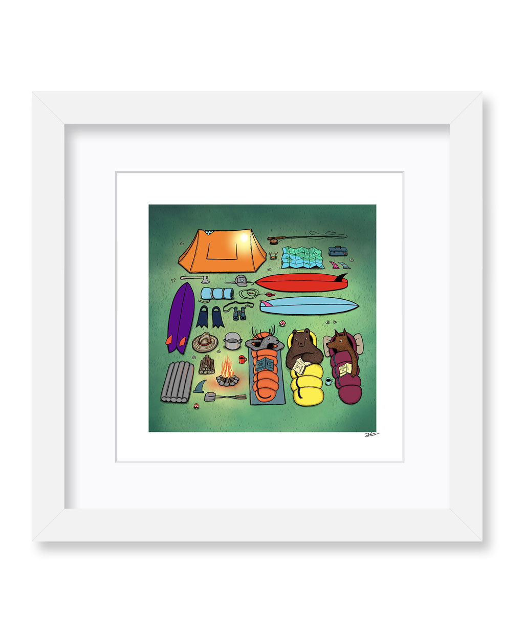 Testing The Gear - Print/ Framed Print