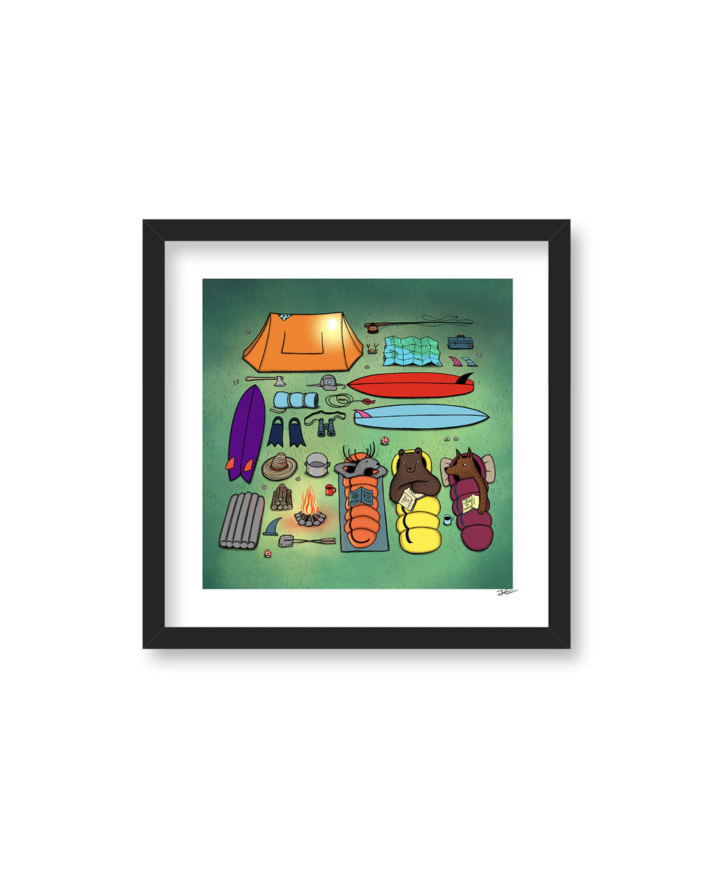 Testing The Gear - Print/ Framed Print