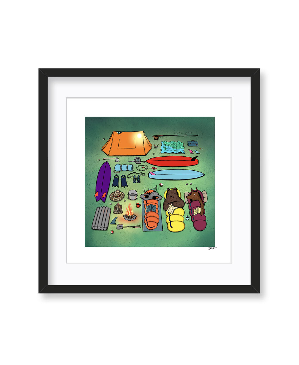 Testing The Gear - Print/ Framed Print