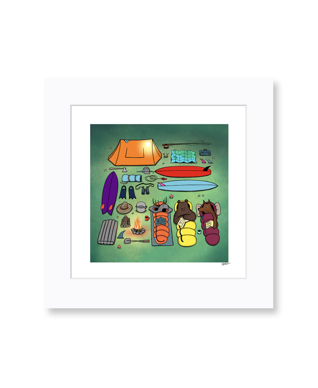 Testing The Gear - Print/ Framed Print