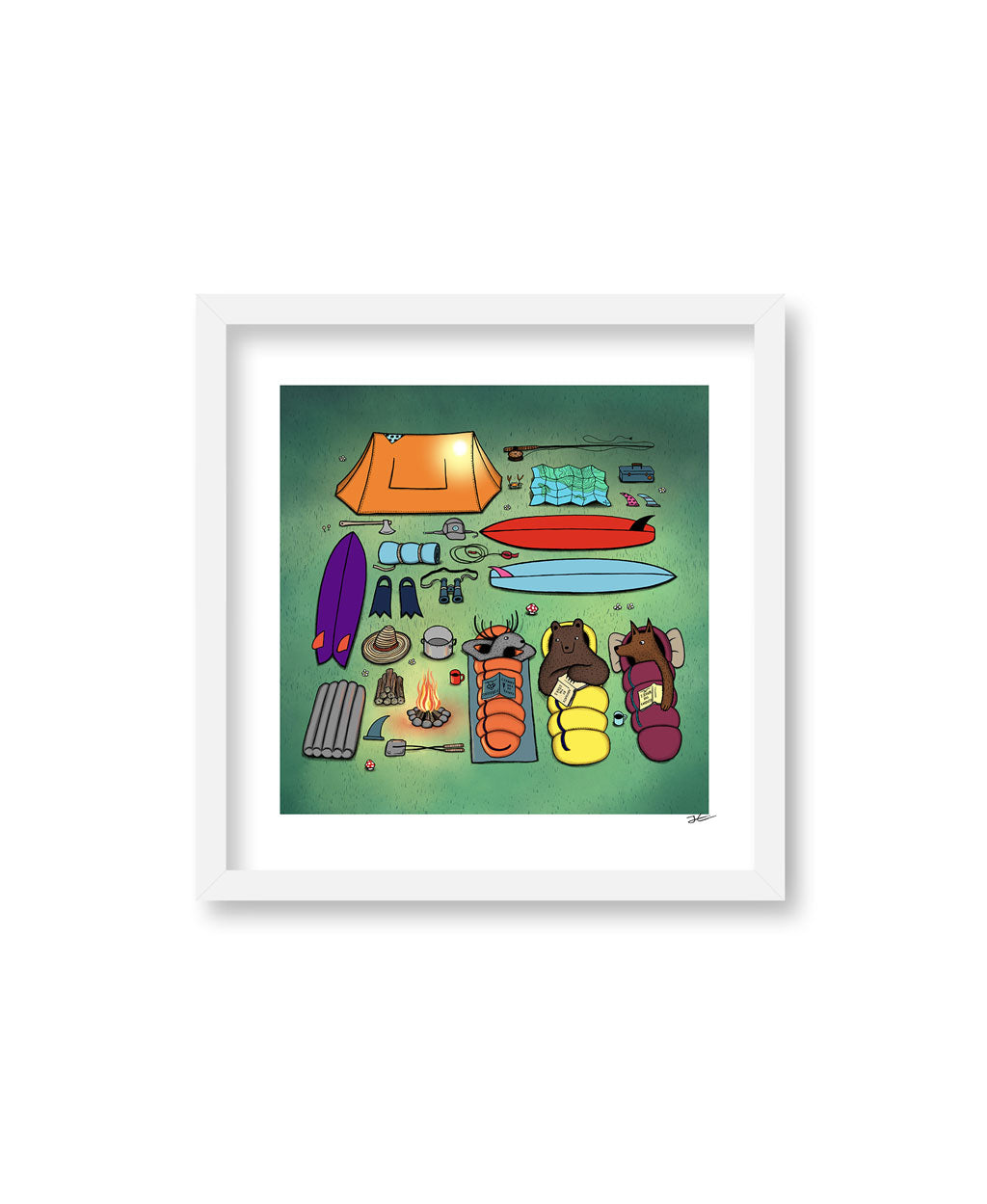 Testing The Gear - Print/ Framed Print