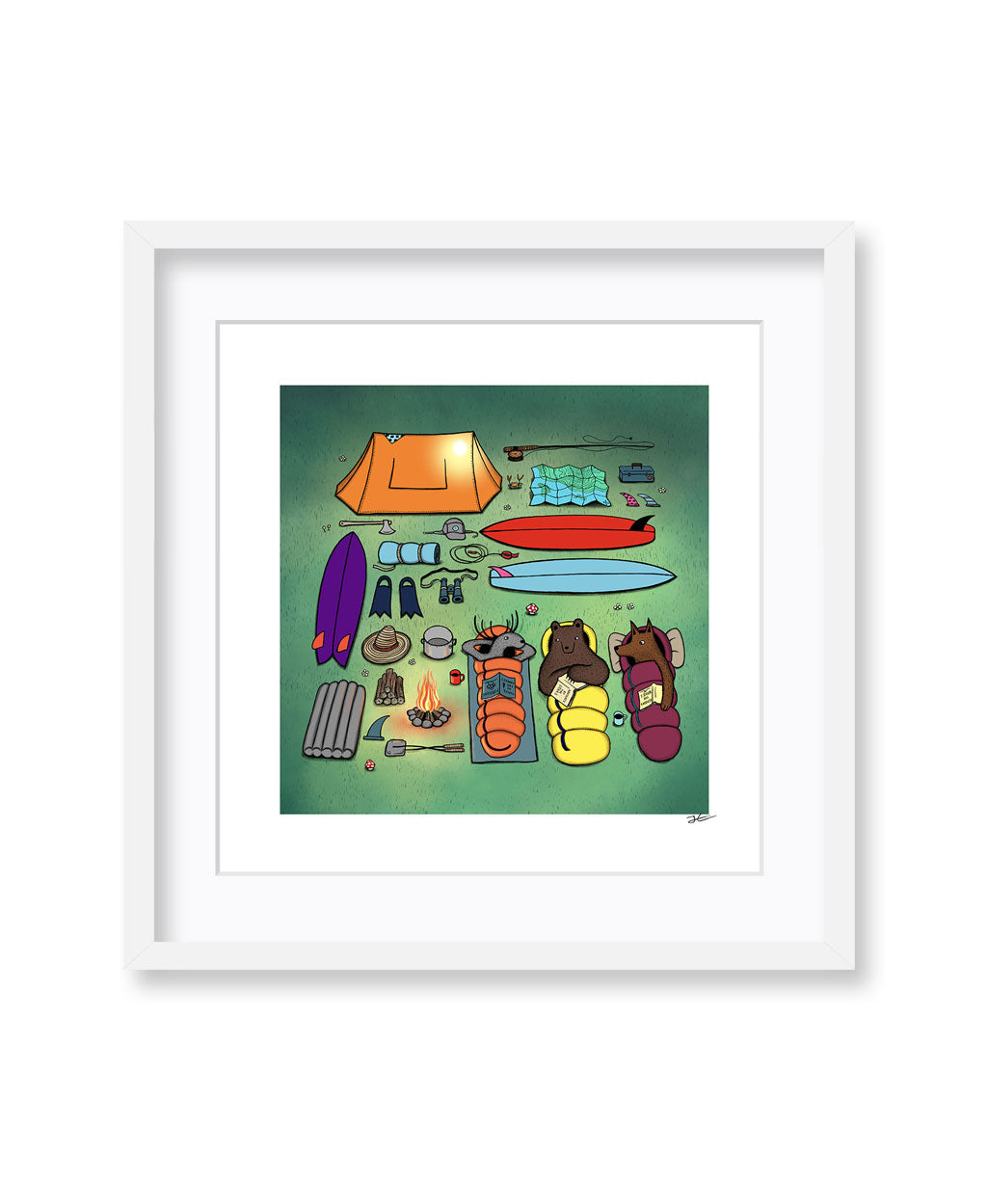 Testing The Gear - Print/ Framed Print