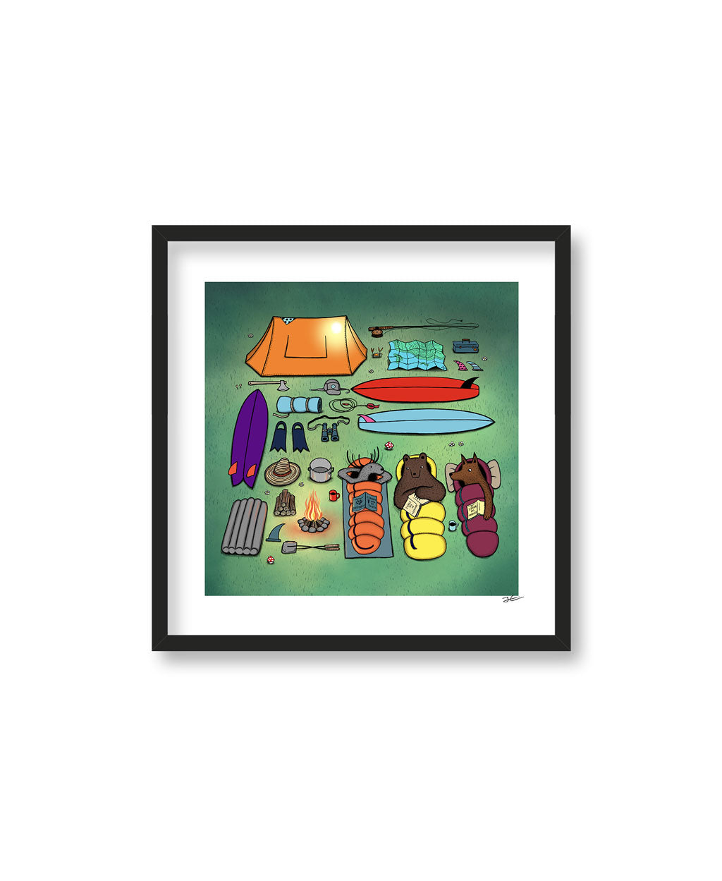 Testing The Gear - Print/ Framed Print