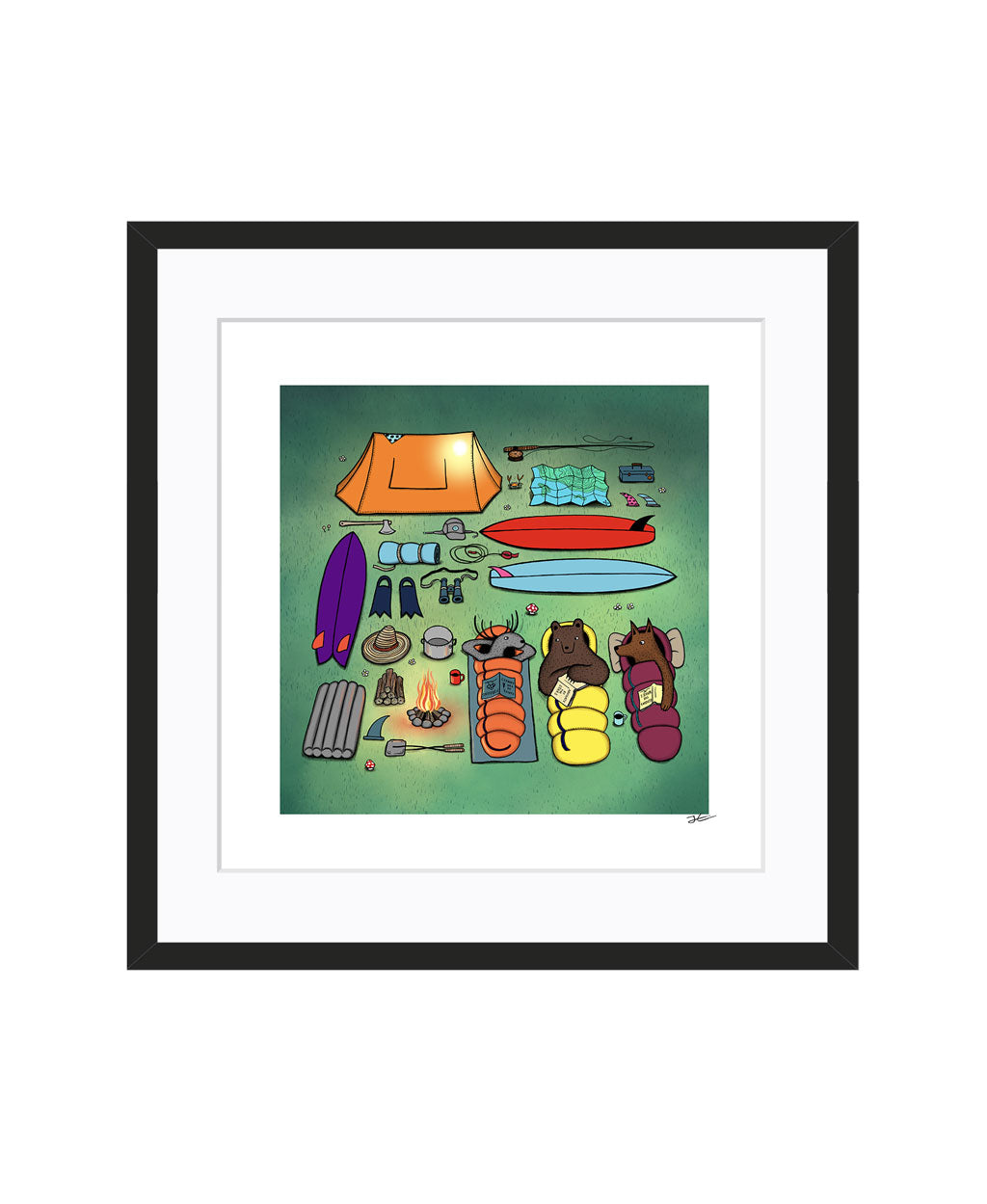 Testing The Gear - Print/ Framed Print