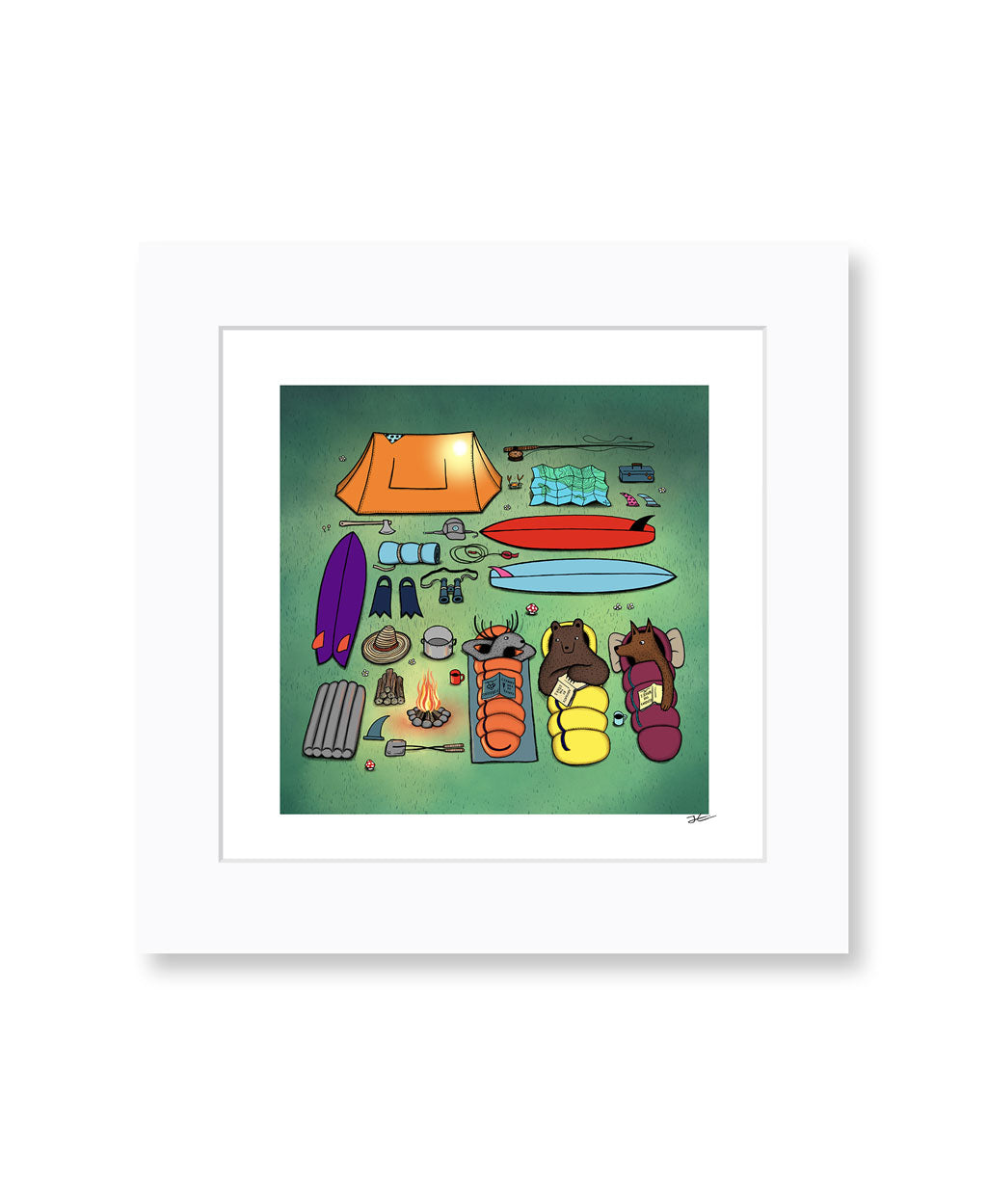 Testing The Gear - Print/ Framed Print