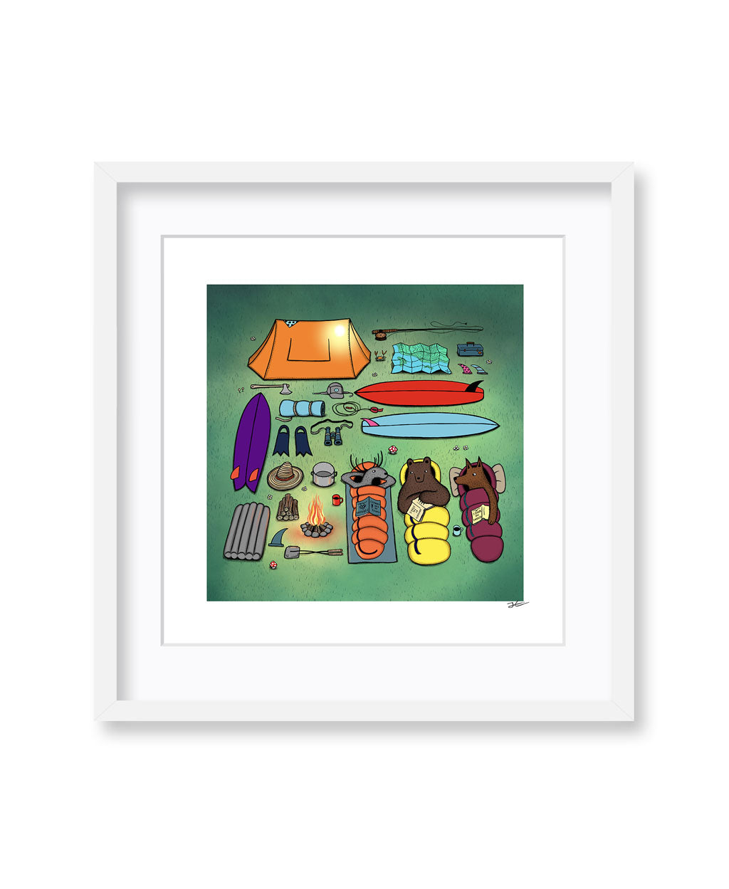Testing The Gear - Print/ Framed Print