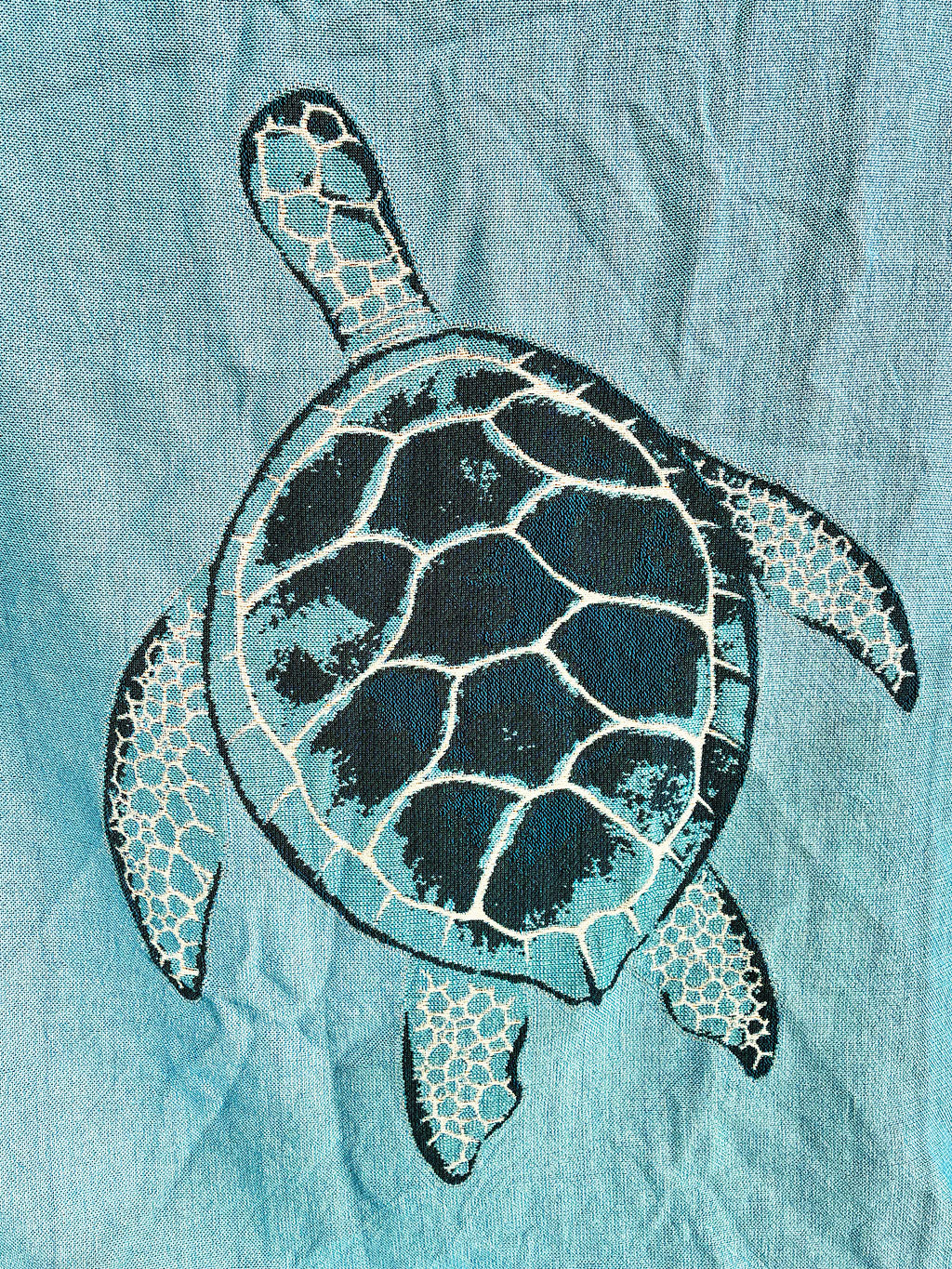 The Blue Turtle Woven Blanket