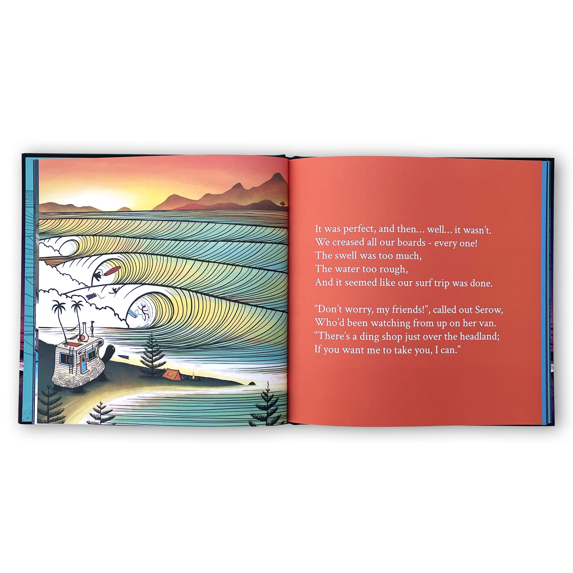 The Surfing Animals Magic Trip and ABC Book Bundle  (2 Books)