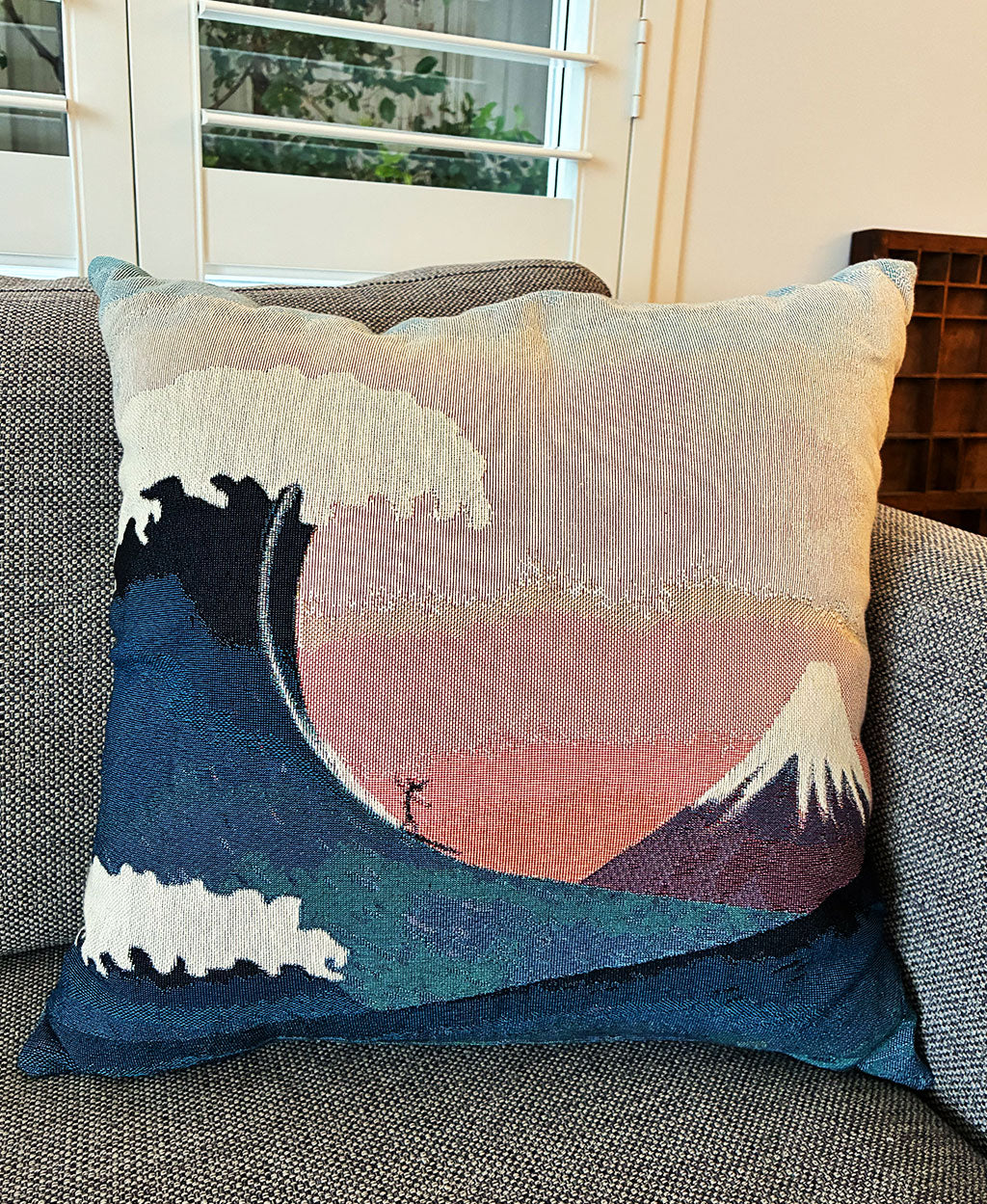 The Wave Woven Pillow