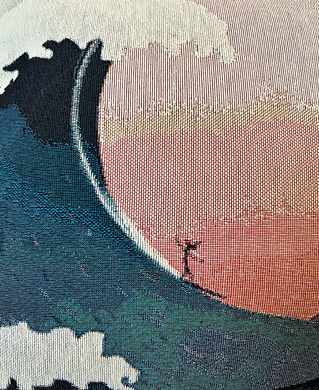 The Wave Woven Pillow