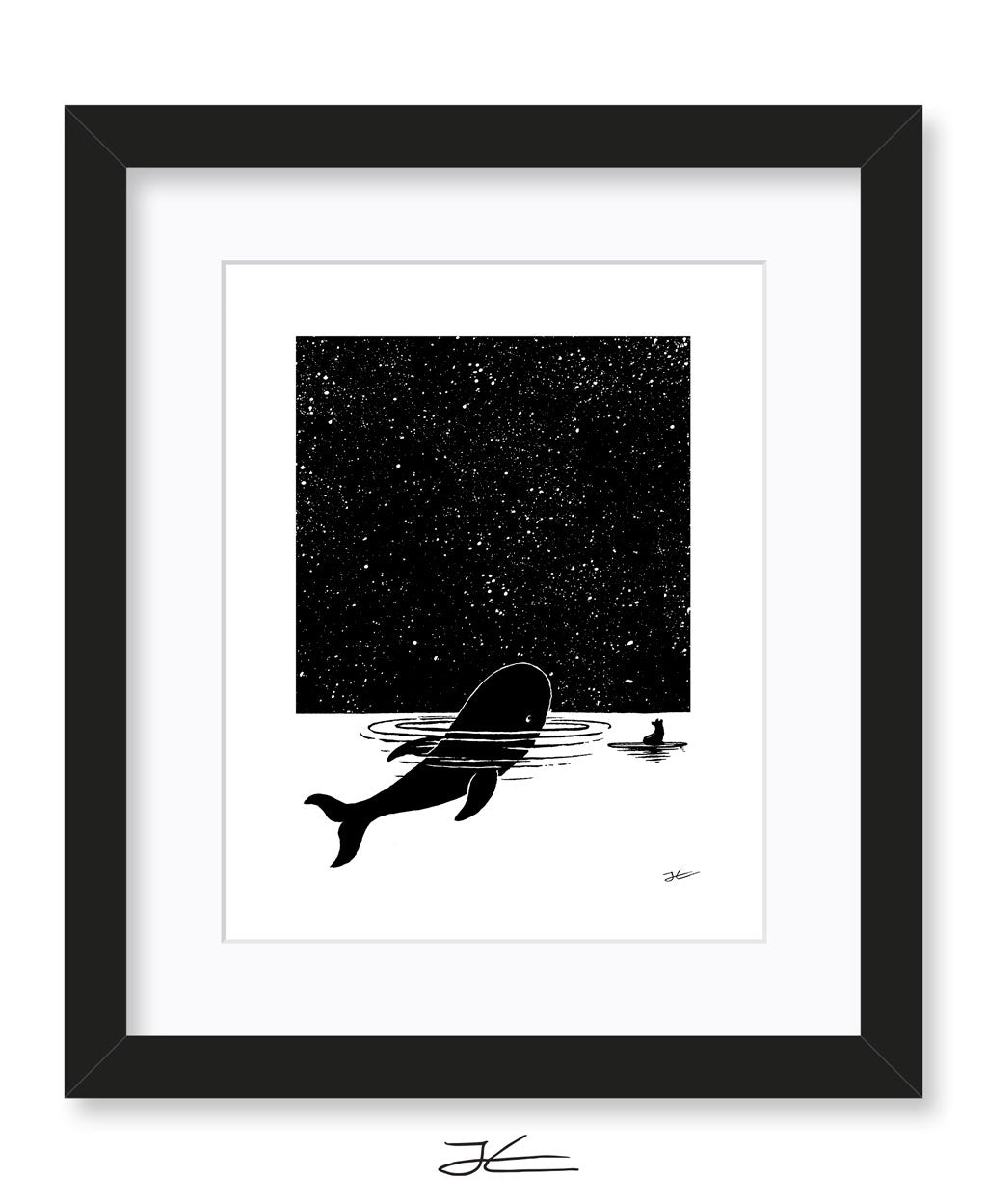 The Whale and The Bear - Print/ Framed Print