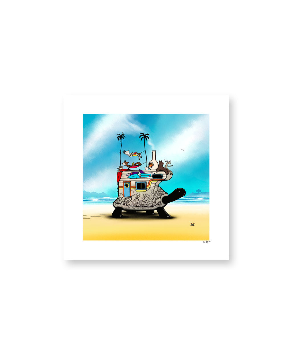 Towards The Mushroom - Print/ Framed Print