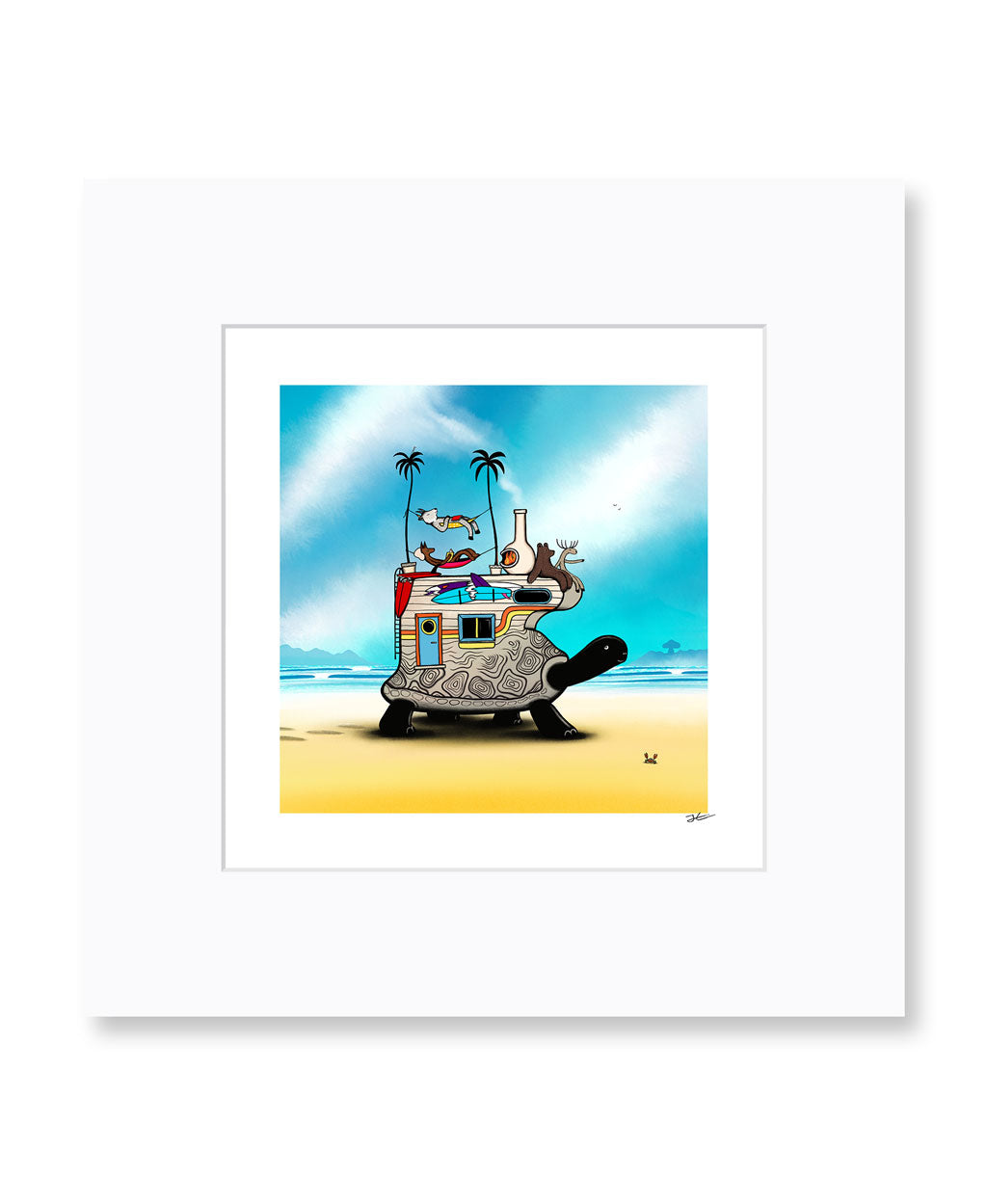 Towards The Mushroom - Print/ Framed Print