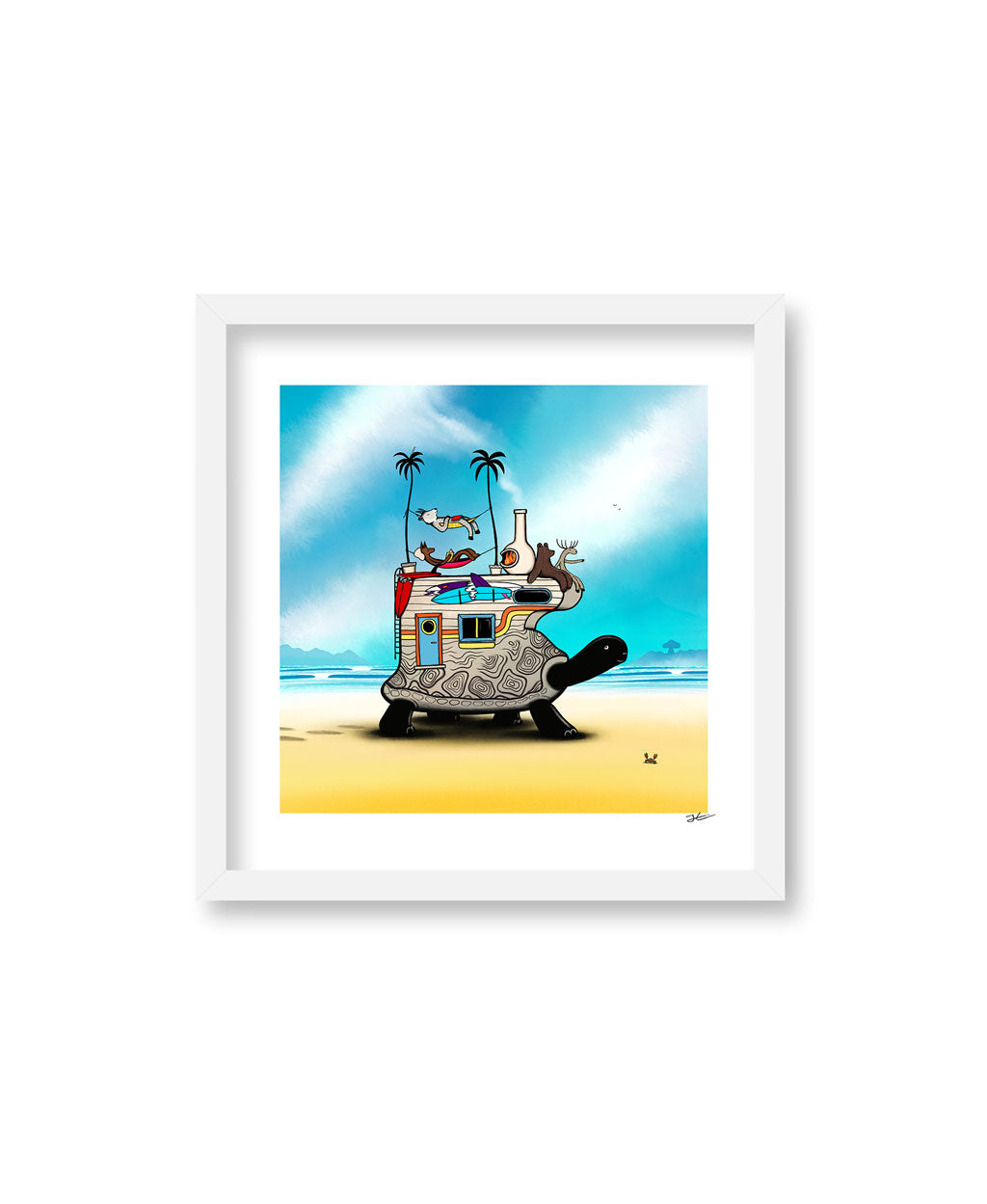 Towards The Mushroom - Print/ Framed Print